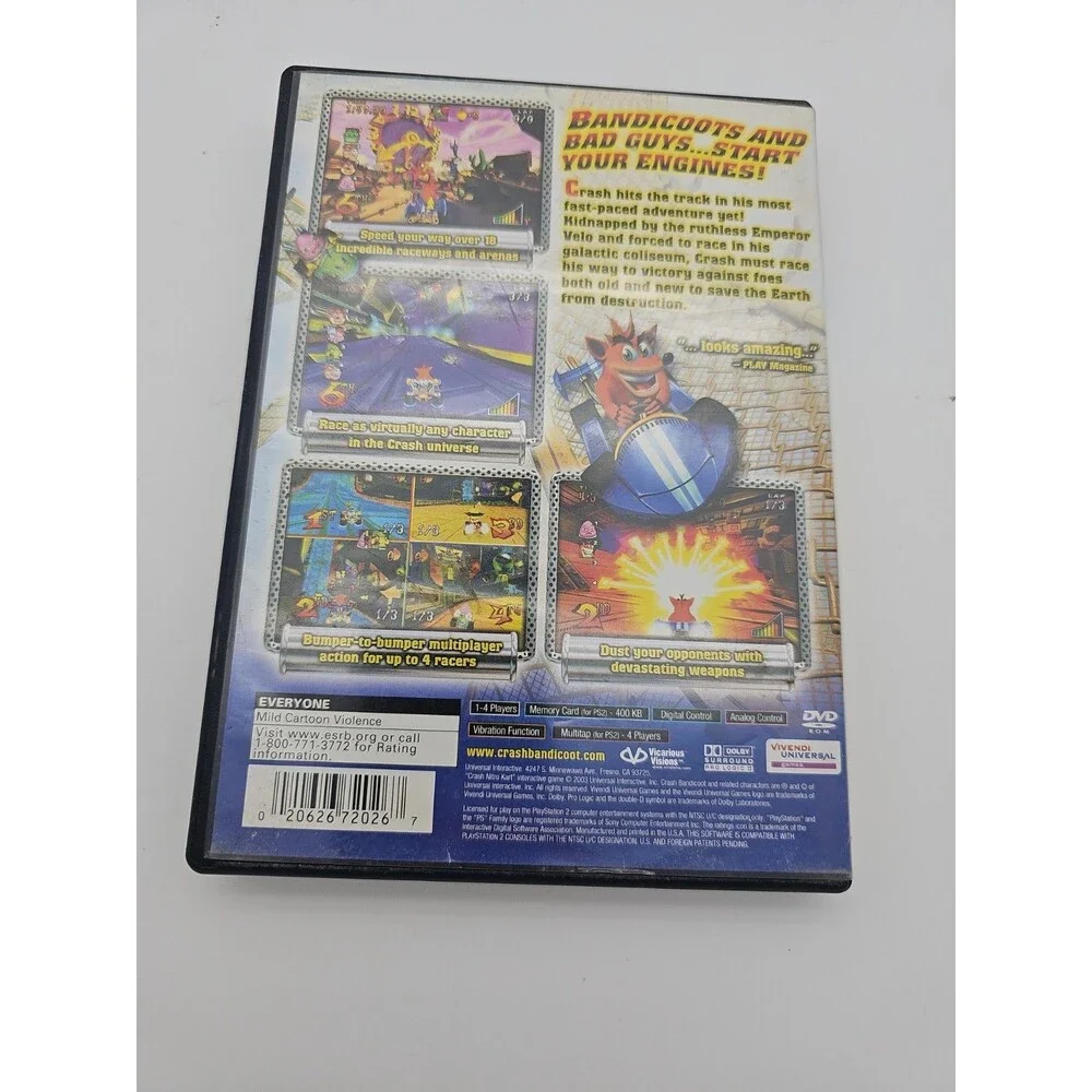 Crash Nitro Kart / Game - Sony PlayStation 2
